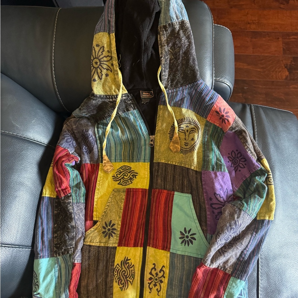 Rising International Multicolor Patchwork Jacket